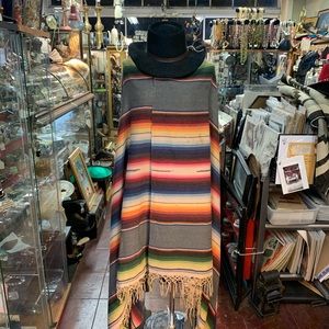 Vintage Mexican Saltillo Serape